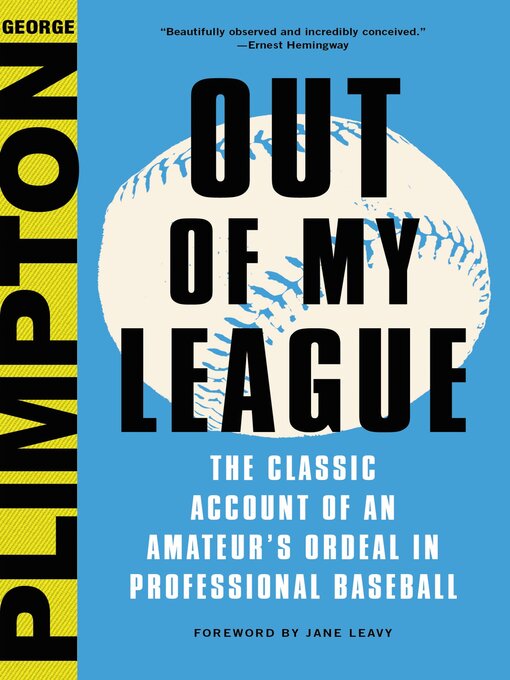 Title details for Out of My League by Jane Leavy - Available